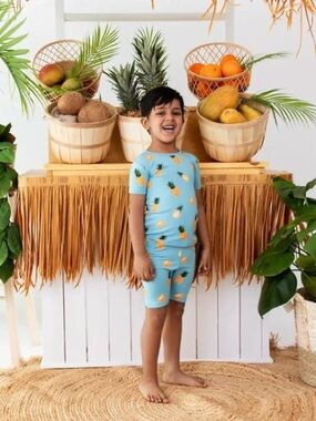 Kyte BABY Kyte BABY Short Sleeve Pajamas - Pineapple